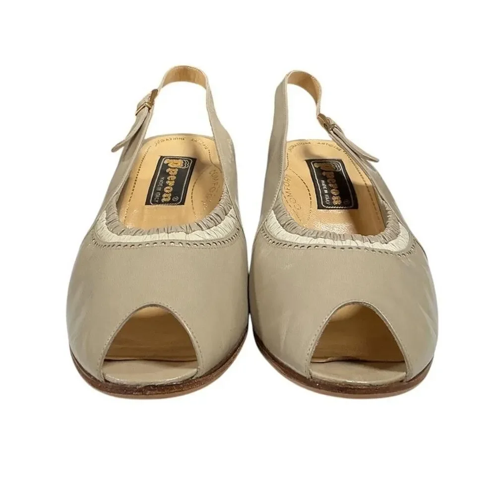 Peron slingback peeptoe